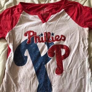 Phillies quarter sleeve